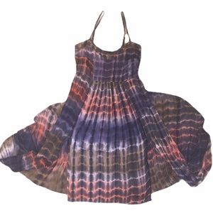 MILLAU Tye Dye Dress w/ Slit Size XS